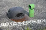 Šedý snapback s dřevěným kšiltem | Šedá