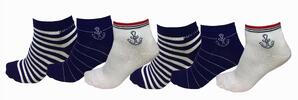 6 párů ponožek: námořnické modré | Velikost: 35-38