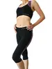 Bezešvé capri legíny a fitness top | Velikost: S/M | Černá