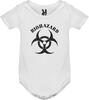Body tričko Biohazard | Velikost: 3 měsíce | Bílá