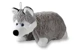 Plyšový polštářek Husky