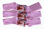 Ponožky pro miminka - 6 párů | Velikost: 17-19 | Světle růžová