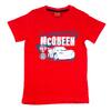 Chlapecké tričko s krátkým rukávem, Cars - McQueen | Velikost: 92-98 | Červená