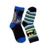 2 páry ponožek, Superman/Batman | Velikost: 23-26 | Šedá