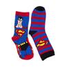 2 páry ponožek, Superman/Batman 2 | Velikost: 23-26 | Modrá