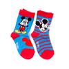 2 páry ponožek, Mickey 2 | Velikost: 23-26 | Modro-červená