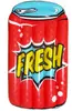 Nafukovací lehátko - Fresh soda