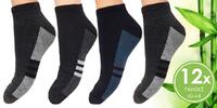12 párů pánských ponožek (mix barev 4) 40–44