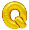 Nafukovací písmeno - Q - Zlatá | Velikost: 40 cm
