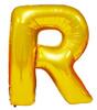 Nafukovací písmeno - R - Zlatá | Velikost: 40 cm