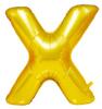 Nafukovací písmeno - X - Zlatá | Velikost: 40 cm