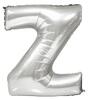 Nafukovací písmeno - Z - Stříbrná | Velikost: 40 cm