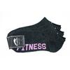 Dámské fitness ponožky, 3 páry, šedo-růžové | Velikost: 35-38
