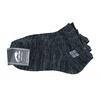 Pánské ponožky 3 páry černý melír (šedý znak) | Velikost: 40-43