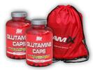 Glutamine, 400 kapslí + dárek: Amix Bag (červený) | Velikost: -