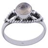Stříbrný prsten s přírodním měsíčním kamenem | Velikost: 56