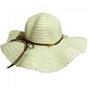 Dámský slaměný klobouk s mašlí | Krémová