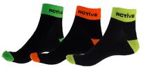 Pánské sportovní ponožky ACTIVE - 3 pack (Žlutá, Zelená, Oranžová) | Velikost: 38-39