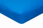 Kvalitní jersey prostěradlo / azurově modrá | Velikost: 140 x 200 cm