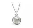 Ocelový náhrdelník Gemstone - Magnezit