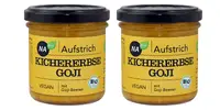 Dvě NABA pomazánky: Cizrna & goji, 2x 140 g