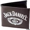 Otevírací peněženka Jack Daniel's - No.7 Logo | Černá