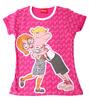 Dívčí tričko s krátkým rukávem, Hurvínek | Velikost: 110-116 | Růžová
