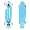 Svítící skateboard, modrý