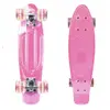 Svítící skateboard, růžový