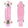 Svítící skateboard, světle růžový
