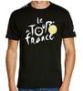 Pánské černé tričko s logem Tour de France | Velikost: S | Černá