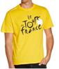 Pánské žluté tričko s logem Tour de France | Velikost: S | Žlutá