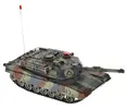 Tank ABRAMS s IR střelbou na dálkové ovládání: zelený kamufláž
