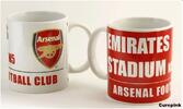 Keramické hrnky FC Arsenal: Set 2 kusy | Bílá