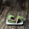 Kiwi pruhovaný dortík | Zelená