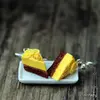 Citronový krémový dortík | Žlutá