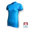 Dámské antibakteriální funkční tričko s krátkým rukávem | Velikost: S | Světle modrá