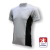 Pánské antibakteriální funkční tričko s krátkým rukávem – šedo-černá | Velikost: S