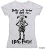 Dámské tričko Harry Potter: Dobby | Velikost: XS | Šedá
