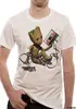 Pánské tričko Marvel - Guardians Of The Galaxy: GROOT AND TAPE | Velikost: S | Bílá