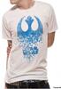 Pánské tričko Star Wars: Jedi badge explosion | Velikost: M | Bílá