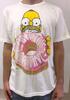 Pánské tričko The Simpsons: Homer Donut | Velikost: L | Bílá