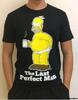 Pánské tričko The Simpsons: Homer The last perfect man | Velikost: S | Černá
