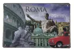 Plechová cedulka s motivem Roma