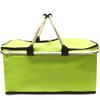 Skládací termo piknikový košík jednobarevný - zelený