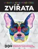 Vybarvujeme podle čísel – Zvířata – relaxační omalovánky