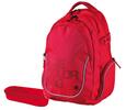 Studentský batoh One Colour, barva červená + školní etue | Červená