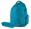 Studentský batoh One Colour, barva: tyrkys + školní etue | Modrá