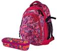 Studentský batoh Orient + školní etue | Červená