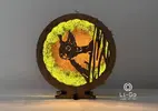 Obrazová lampa "Machová veverička"